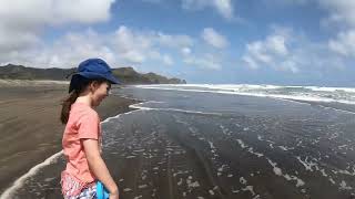 Exploring the stunning beauty of Bethells Beach part 7 🌊✨ BethellsBeach NZAdventures BeachVibes [upl. by Susanetta555]