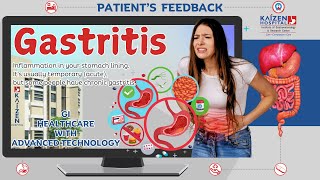 Patient Feedback  Mrs Seemaben Rathod  Kaizen Hospital  Gastritis [upl. by Hoffmann483]