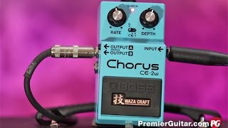 Review Demo  Boss CE2w Chorus Waza Craft [upl. by Atat506]