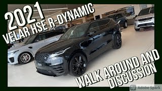 2021 RANGE ROVER VELAR HSE RDYNAMIC D200 Walk Around and Discussion [upl. by Perceval]