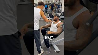 I challenged a prisoner at the gym 😳‼️ [upl. by Anidan180]