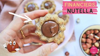 FINANCIERS CHOCO NOISETTE AU NUTELLA [upl. by Pernas302]