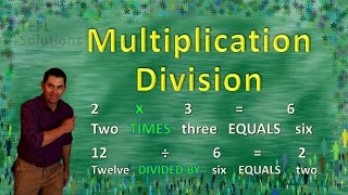 FACIL como expresar una MULTIPLICACIÓN Y DIVISIÓN en Ingles [upl. by Garvin]