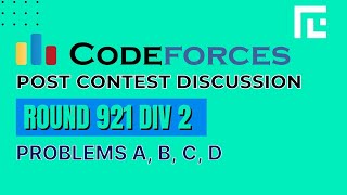 Codeforces Round 921 div 2  Video Solutions  A to D  by Raghav Goel  TLE Eliminators [upl. by Peltier]