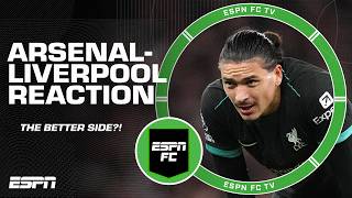 Was Arsenal or Liverpool the better side ⚖️ FULL REACTION to the draw ⚽  ESPN FC [upl. by Aisya]