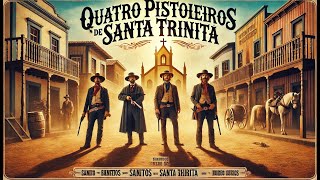 Quatro Pistoleiros de Santa Trinitá  HD  Faroeste  Filme completo em Português [upl. by Eerrahs]