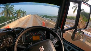 POV VOLVO  jambatan ini muat satu lori sahajaoffroad jauh ke dalam part 1 [upl. by Htir]