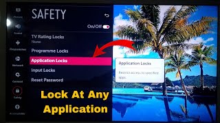 Lock Any Application In LG smart TV [upl. by Shay]