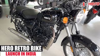 Hero Upcoming Retro 150cc Bike Launch in India 2023💥😱Price  Lauch Date  Hero Retro New Model 2023 [upl. by Deonne]