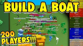 Build a Boat 200 PLAYER SERVERS [upl. by Aeduj]