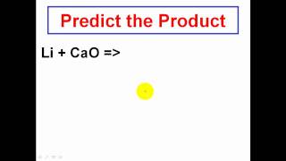 Solving Chemical Reactions  Predicting the Products  CLEAR amp SIMPLE CHEMISTRY [upl. by Whitehurst996]