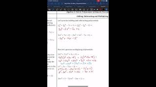 Polynomial Arithmetic add subtract multiply [upl. by Aires]
