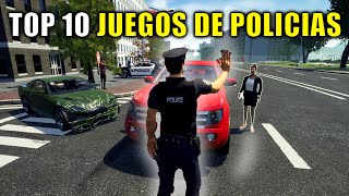 TOP 10 Mejores JUEGOS DE POLICÍAS para PC en 2021 JUEGOS DE SIMULACIÓN [upl. by Iztim]