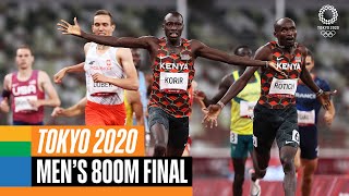 Mens 800m final 🏃‍♂️  Tokyo Replays [upl. by Son]