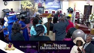 Rock of Holiness Deliverance Ministry Missionary Sunday [upl. by Oirretno]