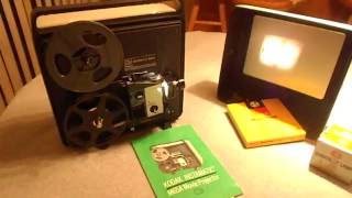 Vintage Kodak Instamatic M65A Movie Projector Super 8 amp 8mm Film Projector [upl. by Earahs]