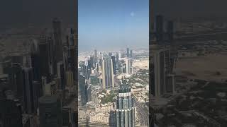 At The Top Level😱 124 amp125 Burj Khalifa🤩dubai burjkhalifa views pls subscribe my channel 😊 [upl. by Eddra]