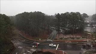 Raleigh NC Snow March 12 2018 [upl. by Nilo750]