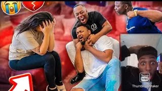 TheOfficialPrinceFamily ABUSING MY WIFE PRANK ON COMPANY  REACTION  😂😨😱 [upl. by Malchus]