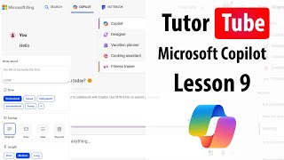 Microsoft Copilot  Lesson 9  Generating Word Documents [upl. by Mackoff]