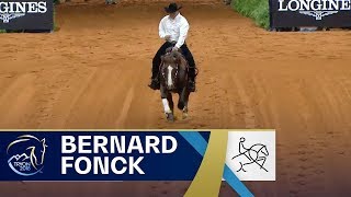 Bernard Fonck Delights the Crowd at Tryon2018  Reining  FEI World Equestrian Games 2018 [upl. by Hahnert802]