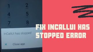 How To Resolve InCallUI Has Stopped Issue on Chinese Android Phones umidigi s2 pro [upl. by Rolat]