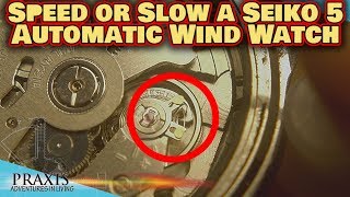 Speed Up or Slow Down an Automatic Wind Watch [upl. by Bambi]