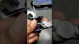 How to put fishing line on a baitcaster baitcasting fishing fishingline [upl. by Dnaletak412]