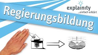 Regierungsbildung einfach erklärt explainity® Erklärvideo [upl. by Obeded46]