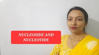 NUCLEOSIDE AND NUCLEOTIDE [upl. by Samaj]