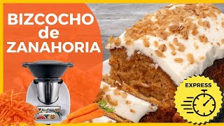 BIZCOCHO de ZANAHORIA 🥕​ EXPRESS con THERMOMIX ✅  La carrot cake más FÁCIL y RÁPIDA🤩​ [upl. by Emmerie]