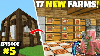 SO MANY NEW FARMS Truly Bedrock Ep5 Minecraft 121 Lets Play [upl. by Seadon]