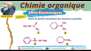 Formes mésomères de quelques structures exercice 7 [upl. by Calabresi]