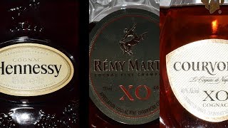 XO Cognac Challenge Hennessy Vs Remy Martin Vs Courvoisier [upl. by Euton]