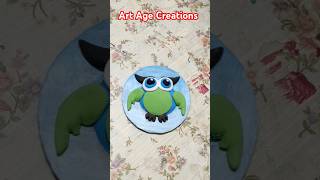 Polymer Clay ArtHow to make an Owlpolymerclay shorts art [upl. by Thill]