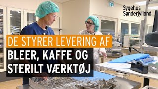 Bleer kaffe og sterilt værktøj  Kom med på sygehusets sterilcentral og lager  Sygehuset Indefra [upl. by Ewell138]