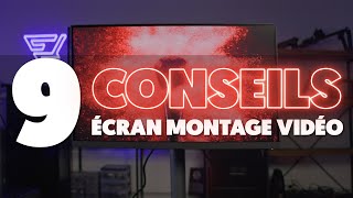 MEILLEUR ÉCRAN pour le MONTAGE VIDÉO en 2022  9 CONSEILS  Moniteur BenQ PD2705U [upl. by Johansen]