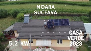 52 kW  MOARA  SUCEAVA CASA VERDE 2023 TERMOHABITAT [upl. by Hershel]