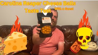 Carolina Reaper Cheese Balls Taste Test [upl. by Xever782]