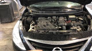 AIR FILTER LOCATION  NISSAN VERSA [upl. by Einitsed]