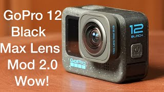 GoPro 12 black with Max Lens Mod 20 [upl. by Anuahsat]