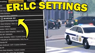 All the ERLC settings for Private Servers  Liberty County Roblox [upl. by Nnayrb]