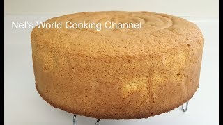 Easy Sponge Cake Recipe  Vanilla Sponge Cake recipe  How To Make Super Soft Sponge Cake  Biskvit [upl. by Sarene]