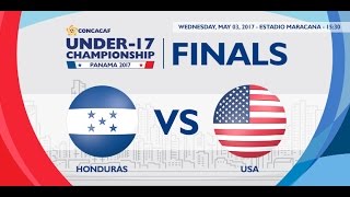 Concacaf Under17 Championship Honduras vs United States [upl. by Sorips393]