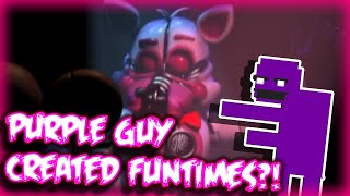 FUNTIME ANIMATRONICS CREATED BY PURPLE GUY  FNAF Sister Location THEORY [upl. by Kinchen]