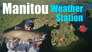 Manitou Lake Trout Fishing Sunset Country [upl. by Hasty]