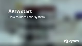 ÄKTA™ start tutorial How to install the system ÄKTA start and Frac30 fraction collector [upl. by Haiel]