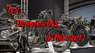 Je rencontre LES DEMOISELLES DHERSTAL 😍  Salon Moto Retro Wieze [upl. by Meda664]