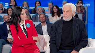 Michele Placido e Federica Luna Vincenti coppia nella vita reale e sul set  Domenica In 10112024 [upl. by Aihsena]