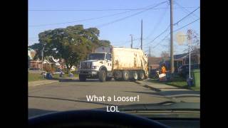 Garbage Truck Driver In Hamilton Ontario [upl. by Gudren]